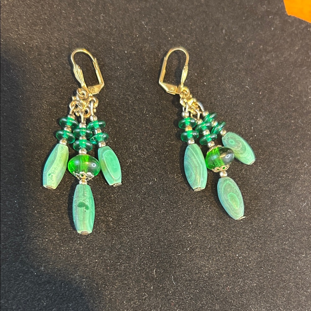 bohemian-style chandelier earrings. - Picture 2 of 8